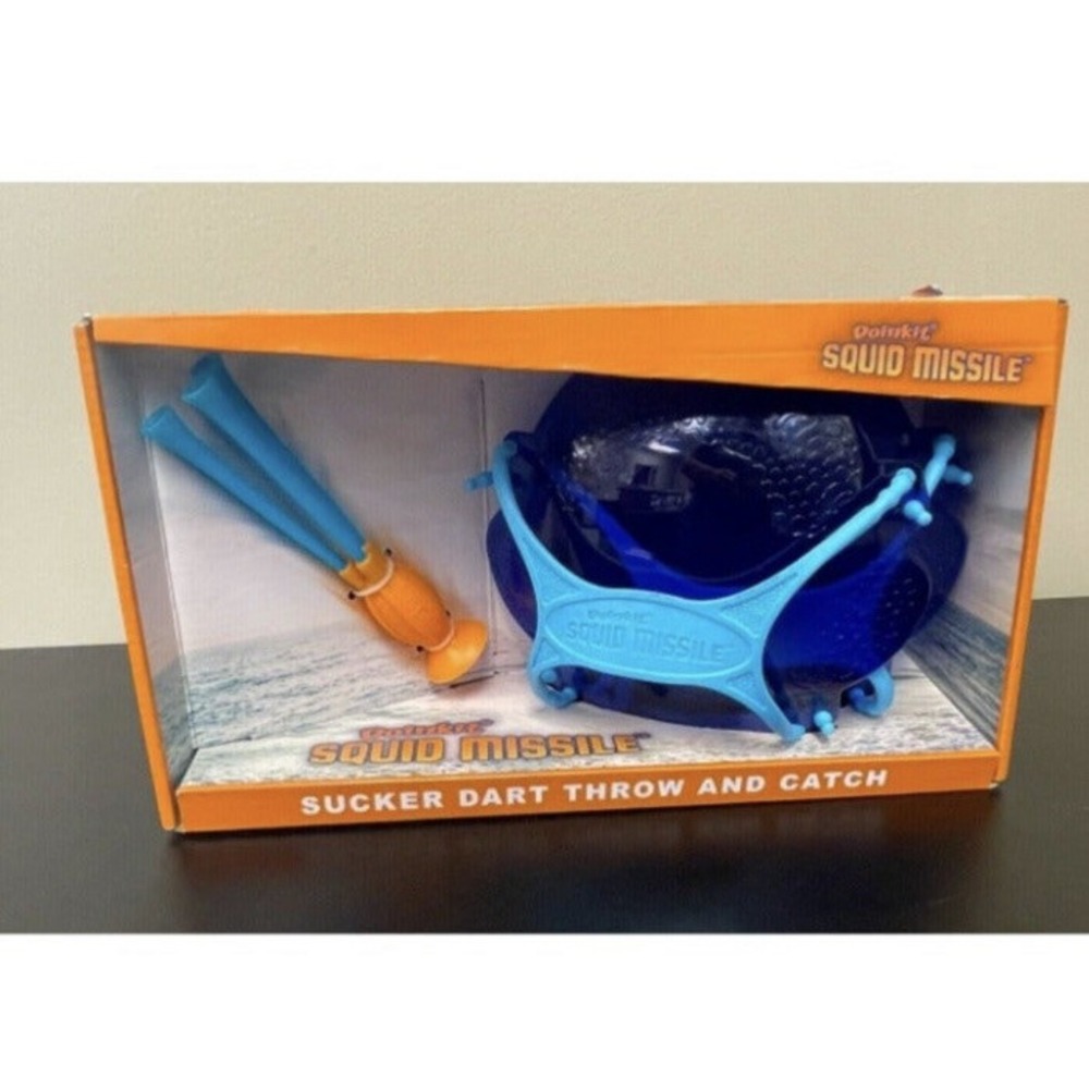 Squid Missile Sucker Dart Throw & Catch Toy Adjustable Glove Doinkit MarkySparky